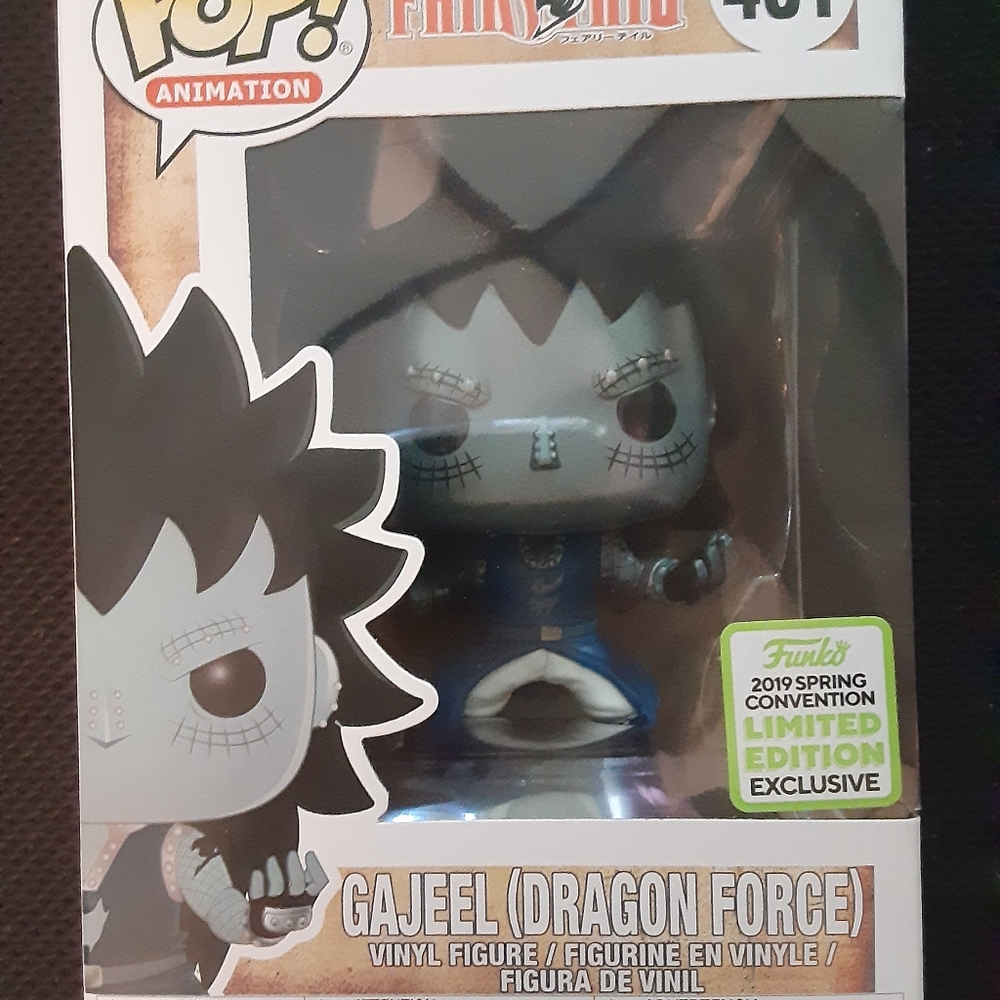 Gamestop Convention Gajeel Dragon Scales Pop